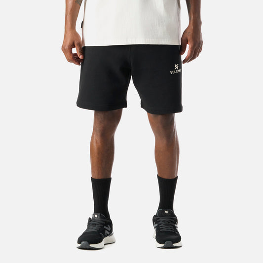 Shorts Hombre Cool Down Shorts Negro Vulcano