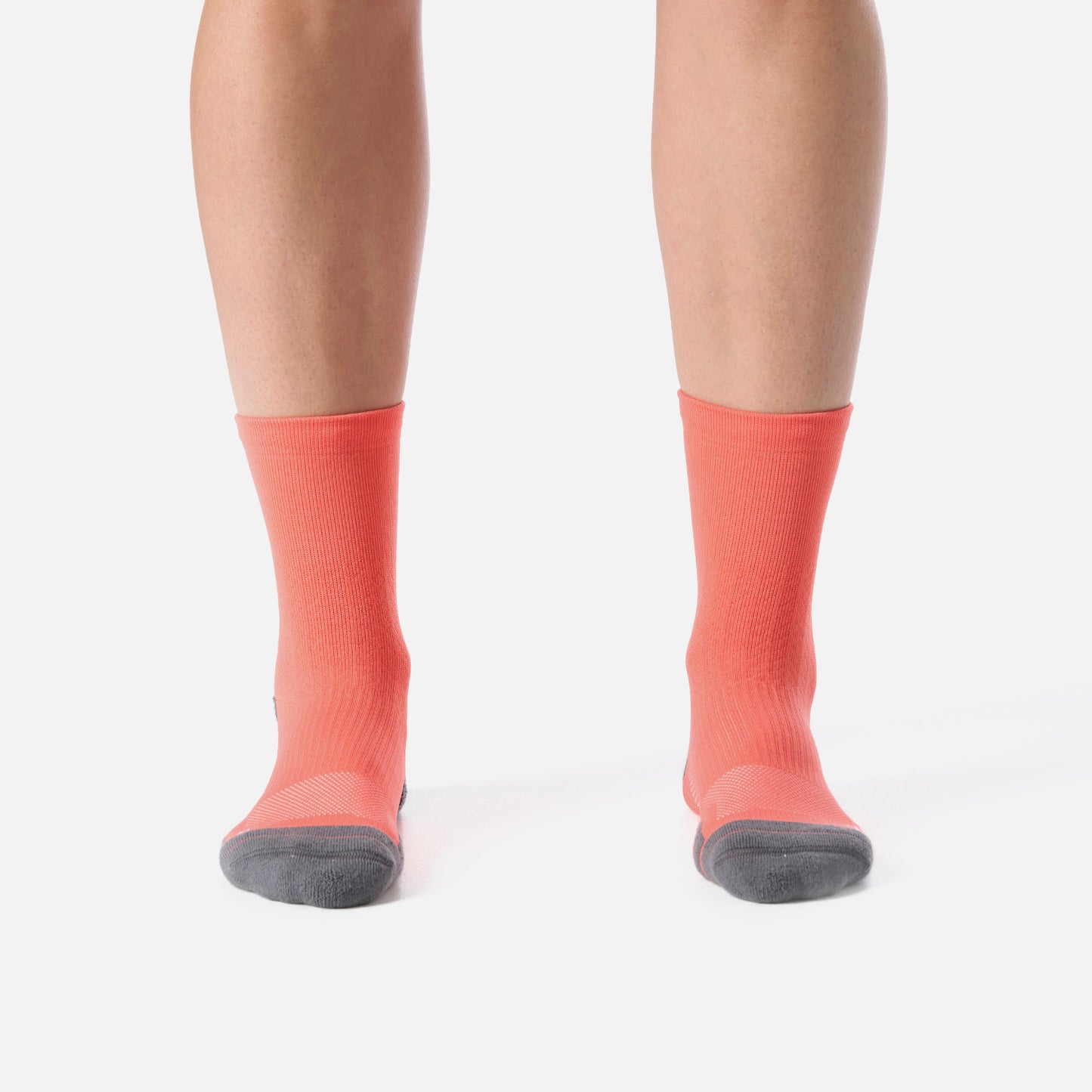 Calcetines Mujer Stride Running Mid Socks Coral Vulcano
