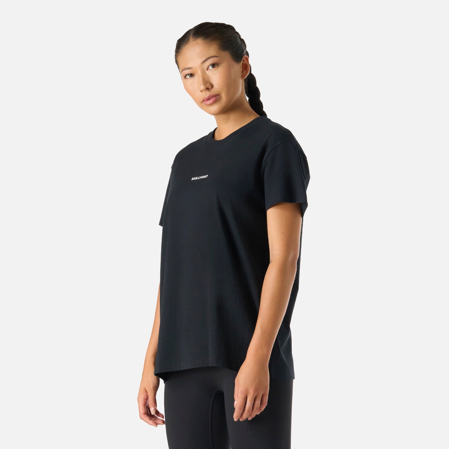 Polera Mujer Cool Down T-Shirt Negro Vulcano