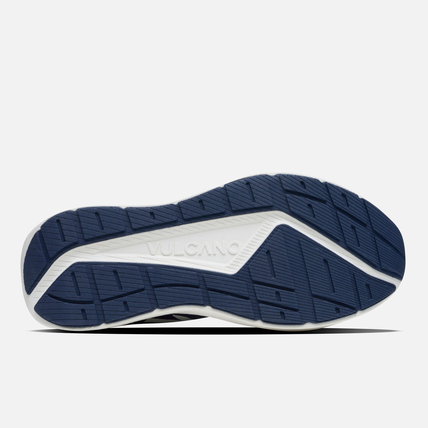 Suela de las Zapatillas Hombre Ignite Azul Marino Vulcano con patrón antideslizante y marca Vulcano grabada para mayor tracción.