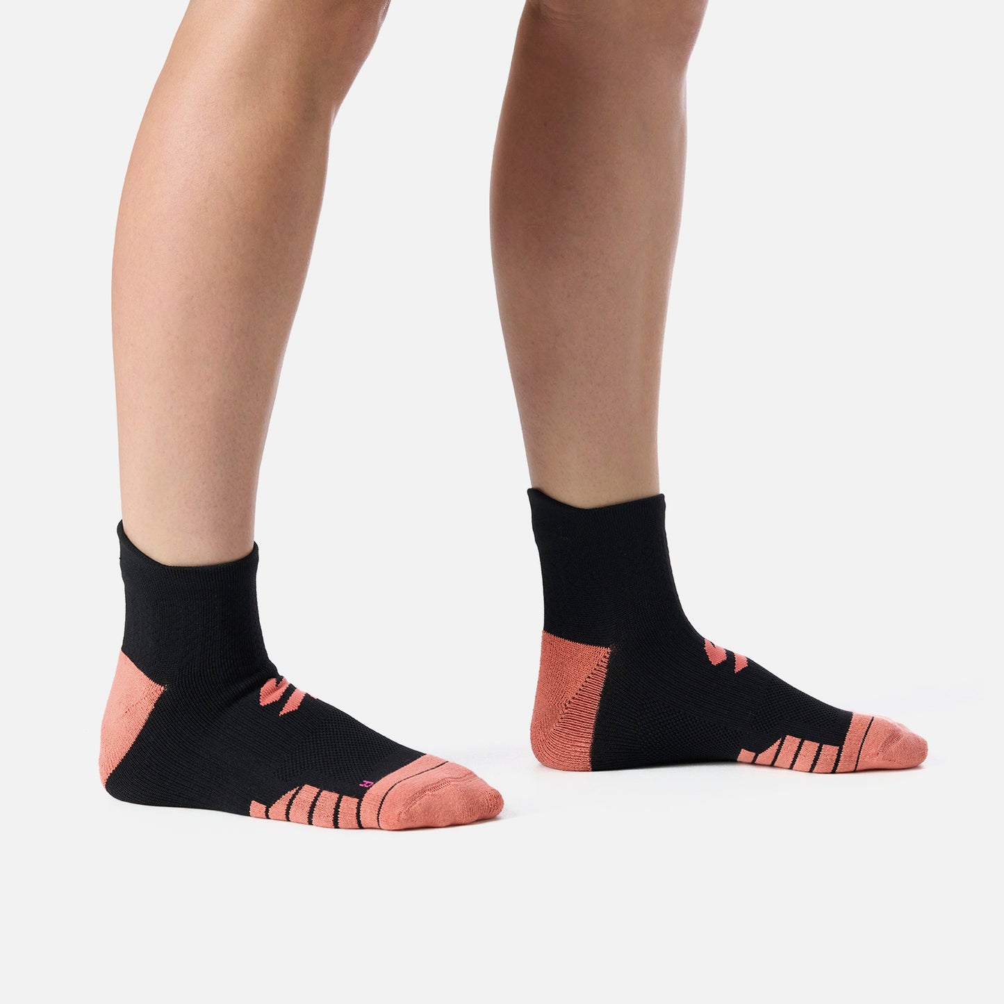 Calcetines Mujer Stride Running Short Socks Negro Vulcano