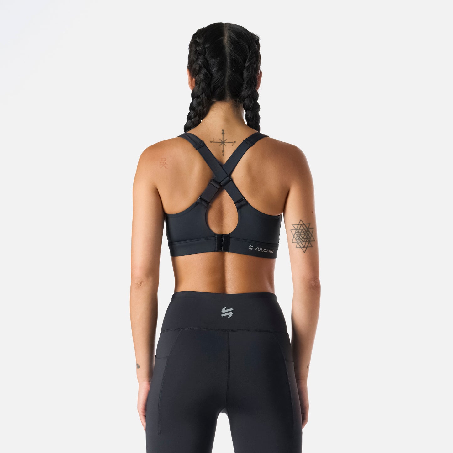 Peto Mujer Built To Move High Support Bra Negro Vulcano