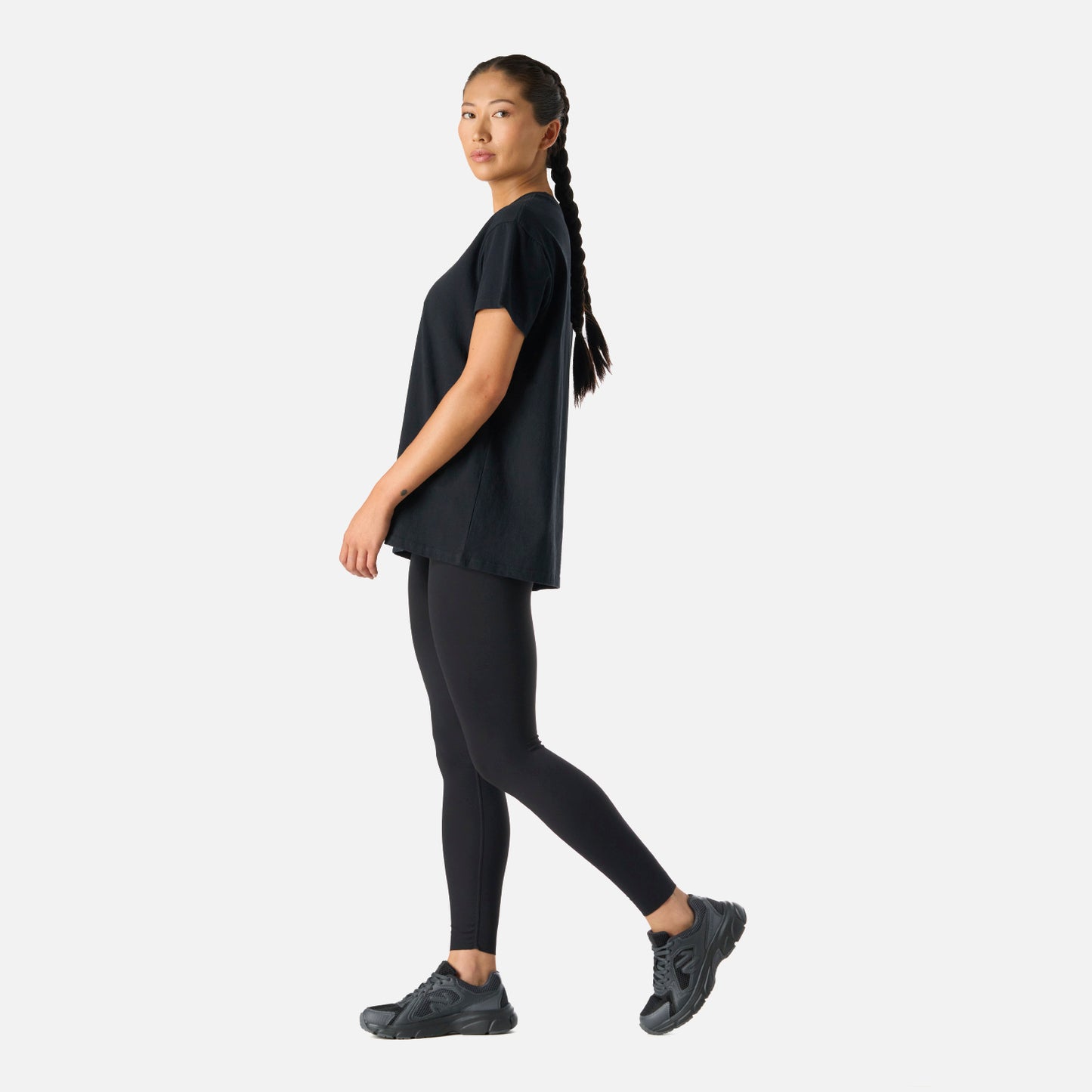 Polera Mujer Cool Down T-Shirt Negro Vulcano