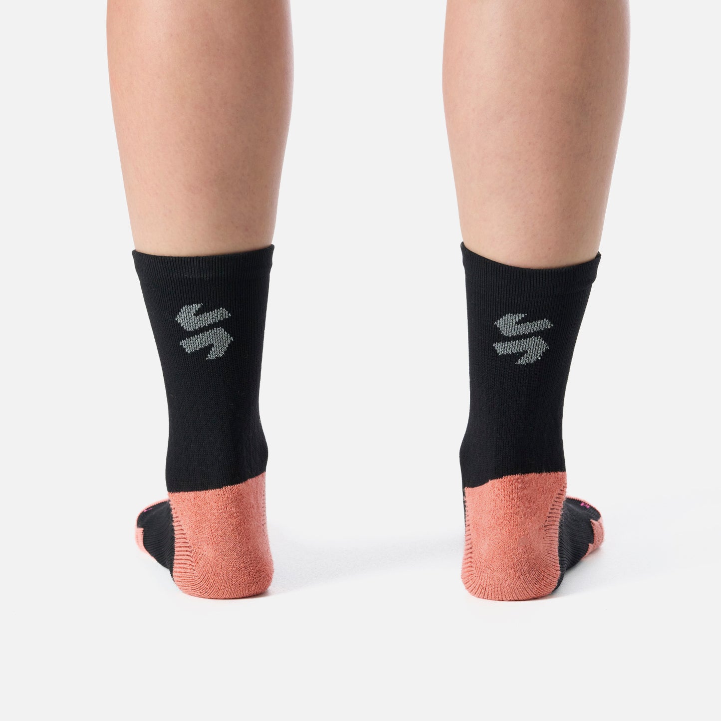 Calcetines Mujer Stride Running Mid Socks Negro Vulcano