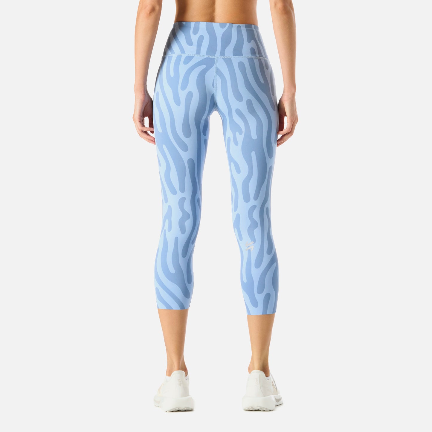Calza Mujer Built To Move 3/4 High Rise Leggins Print Celeste Vulcano