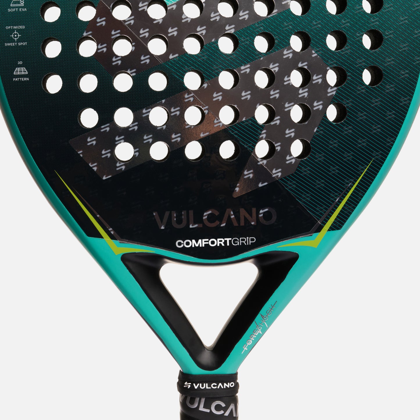 Pala Foreshock Padel Racket Turquesa Vulcano