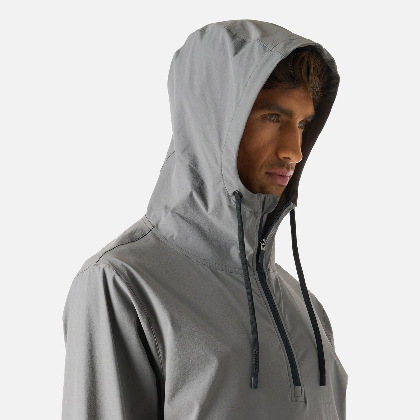 Chaqueta Hombre Tempo 1/4 Zip Windbreaker Jacket Gris Vulcano