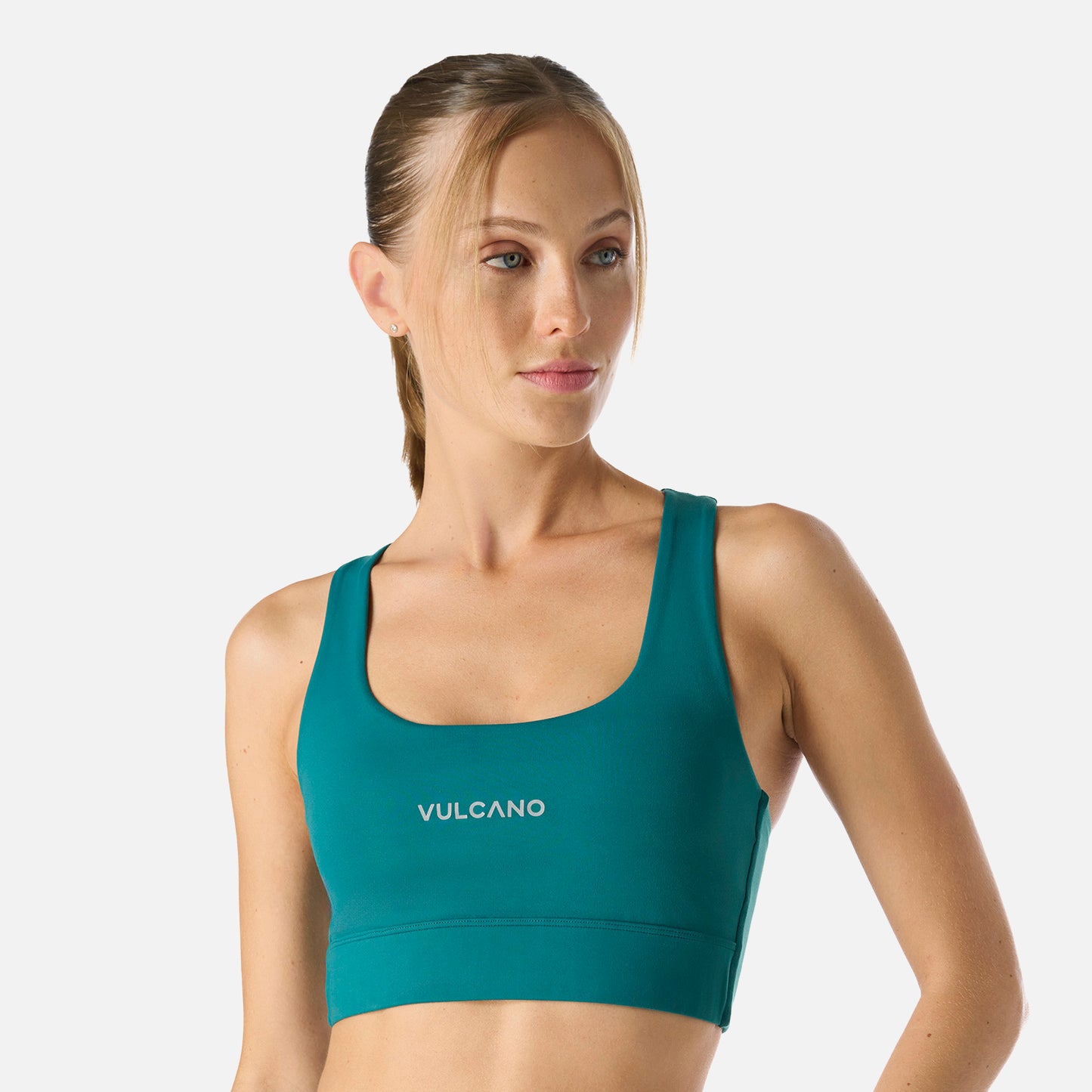 Peto Mujer Built To Move Light Support Bra Petroleo Vulcano