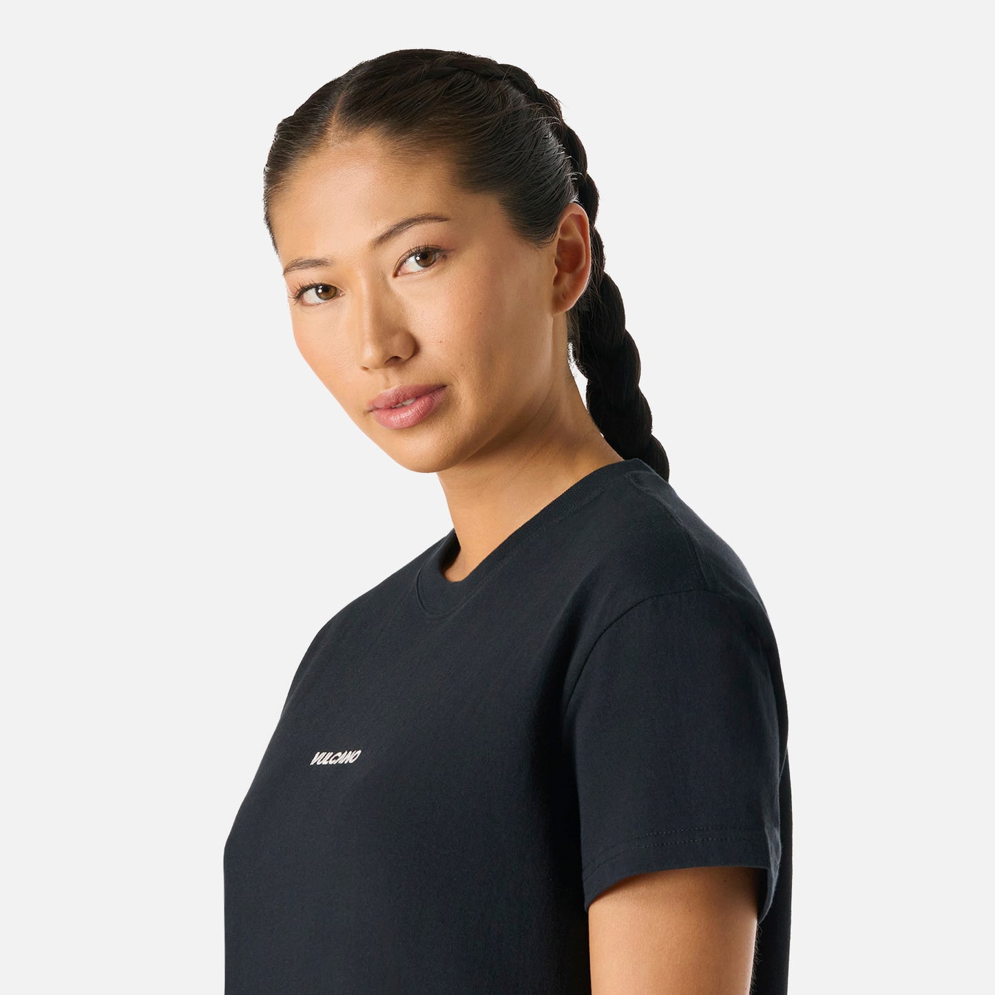 Polera Mujer Cool Down T-Shirt Negro Vulcano