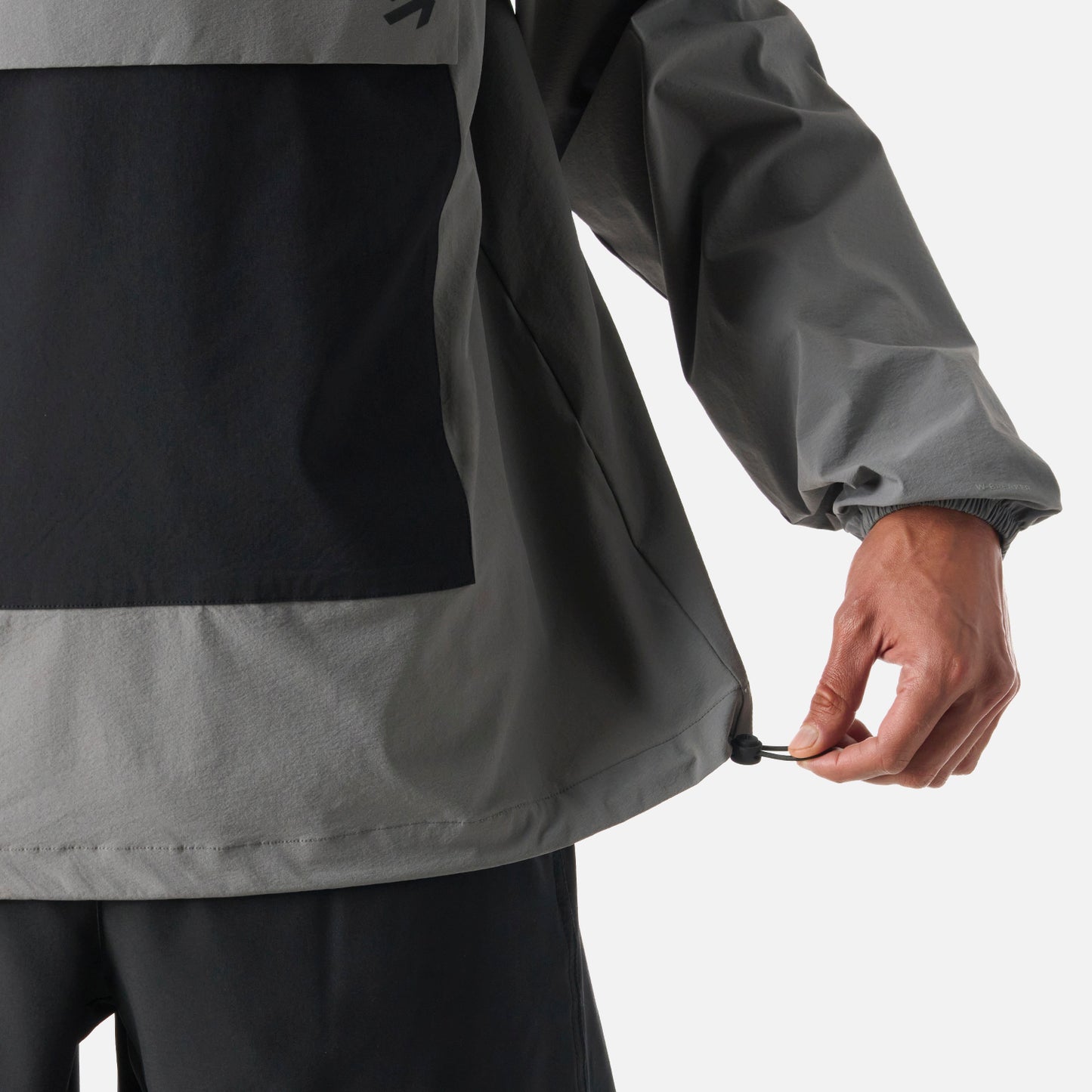 Chaqueta Hombre Tempo 1/4 Zip Windbreaker Jacket Gris Vulcano