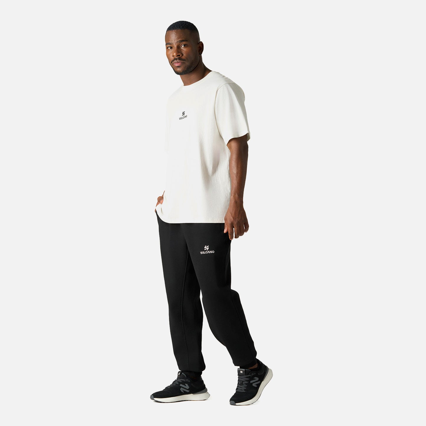 Pantalón Hombre Cool Down Jogger Pants Negro Vulcano